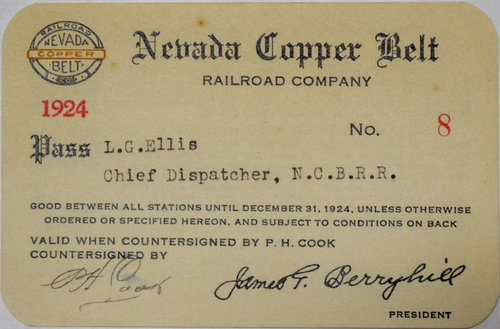 NEVADA COPPER BELT PASS