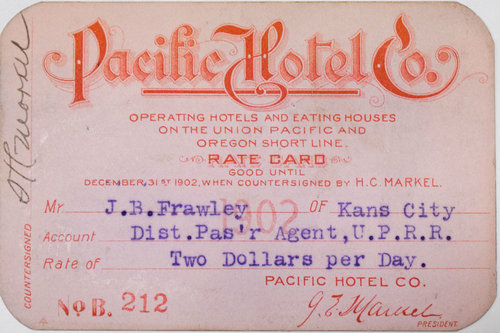 PACIFIC HOTEL CO PASS