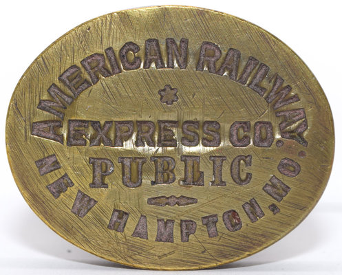 AMERICAN RAILWAY EXPRESS PUBLIC NEW HAMPTON, MO. SEALER