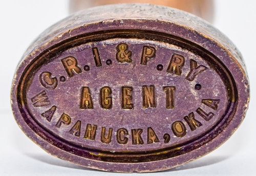 CRI&PRY AGENT WAPANUCKA, OKLA SEALER