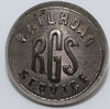 View lot 101 RGS RAILROAD SERVICE BUTTON