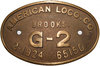 View lot 114 KANSAS CITY SOUTHERN BUILDERS PLATE