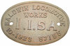 View lot 121 PENNSYLVANIA RR BUILDERS PLATE