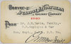 BEAVER PENROSE & NORTHERN RAILWAY COMPANY PASS