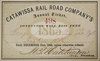 CATAWISSA RAILROAD COMPANY'S PASS