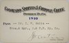 COLORADO SPRINGS & CRIPPLE CREEK DISTRICT RY CO PASS