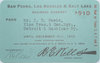 View lot 461 SAN PEDRO LOS ANGELES & SALT LAKE RAILROAD COMPANY PASS