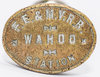 View lot 478 FE&MVRR WAHOO STATION SEALER