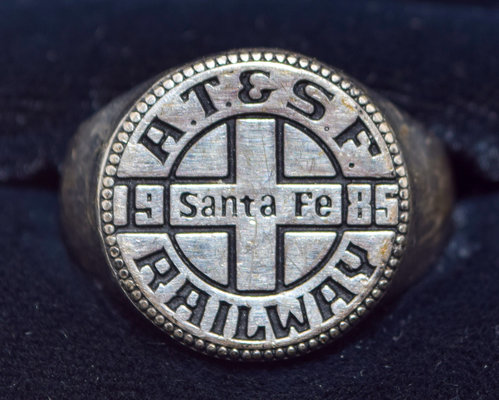 AT&SF RAILWAY SANTA FE RING
