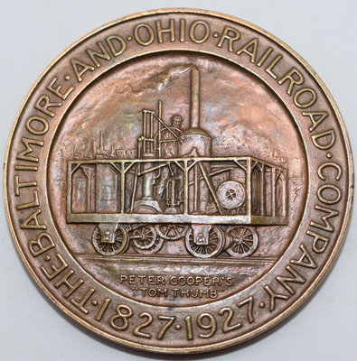 BALTIMORE & OHIO RR MEDALLION