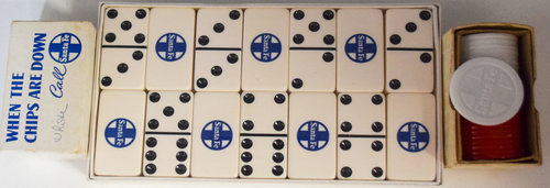 SANTA FE DOMINOES & POKER CHIPS