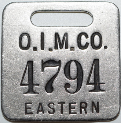 OIM CO 4794 EASTERN TAG