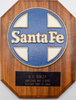 View lot 21 SANTA FE RETIREMENT PLAQUE