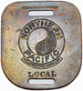 View lot 105 NORTHERN PACIFIC LOCAL BAGGAGE TAG