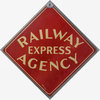 View lot 110 RAILWAY EXPRESS AGENCY SIGN