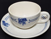 View lot 125 AT&SF BLEEDING BLUE CUP & SAUCER