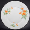 View lot 135 AT&SF CALIFORNIA POPPY DINNER PLATE
