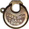 D&RGRY CO TRAIN BOX LOCK