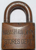 View lot 371 WABASH RAILWAY STORES DEPT LOCK