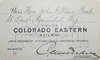 View lot 382 COLORADO EASTERN RAILWAY PASS