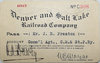 View lot 396 DENVER & SALT LAKE RAILROAD PASS