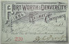 View lot 403 FORT WORTH & DENVER CITY RAILWAY PASS
