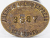 View lot 434 AMERICAN RAILWAY EXPRESS MESSENGER WAX SEAL
