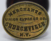 View lot 440 MERCHANTS UNION EXPRESS CO CHURCHVILLE NY WAX SEAL