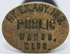 View lot 448 RY EX AGY INC PUBLIC WAHOO NEBR. WAX SEAL
