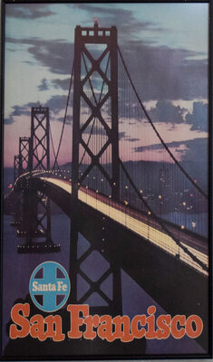 SANTA FE SAN FRANCISCO POSTER