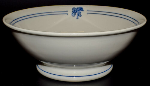 AT&SF BLEEDING BLUE BOWL