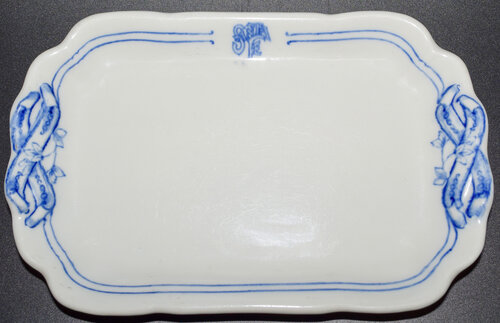 AT&SF BLEEDING BLUE PLATTER