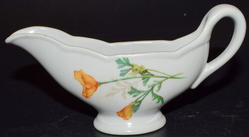 AT&SF CALIFORNIA POPPY SAUCE BOAT