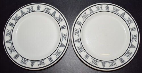 AT&SF GRIFFON BREAD PLATES