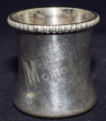MOBILE & OHIO RR TOOTHPICK HOLDER