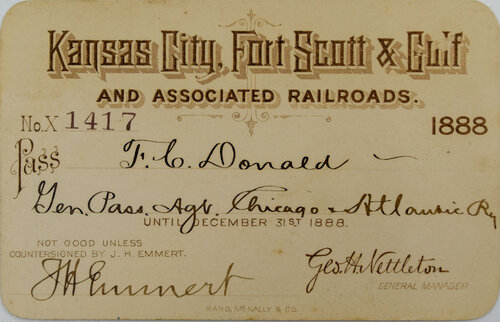 KANSAS CITY FORT SCOTT & GULF PASS