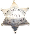 View lot 21 CRI&PRY 100 PATROLMAN BADGE
