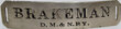 View lot 24 DM&N RY BRAKEMAN BADGE