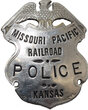 View lot 30 MISSOURI PACIFIC RAILROAD POLICE KANSAS BADGE