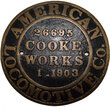 HOUSTON BEAUMONT & NEW ORLEANS RR PLATE