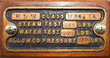 View lot 113 BALDWIN LOCOMOTIVE WORKS PLATE