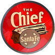View lot 127 SANTA FE CHIEF DRUMHEAD