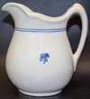 View lot 147 AT&SF BLEEDING BLUE PITCHER