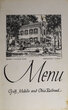 GULF MOBILE & OHIO MENU
