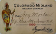 View lot 418 COLORADO MIDLAND RAILWAY COMPANY PASS