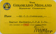 View lot 420 COLORADO MIDLAND RAILWAY COMPANY PASS