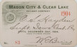 View lot 443 MASON CITY & CLEAR LAKE RAILWAY COMPANY PASS