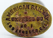 AMERICAN RAILWAY EXPRESS CO NO. 1 LOS ANGELES CAL SEAL