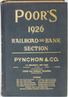 POORS 1926 RAILROAD & BANK SECTION