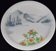 GN MOUNTAINS & FLOWERS PLATE